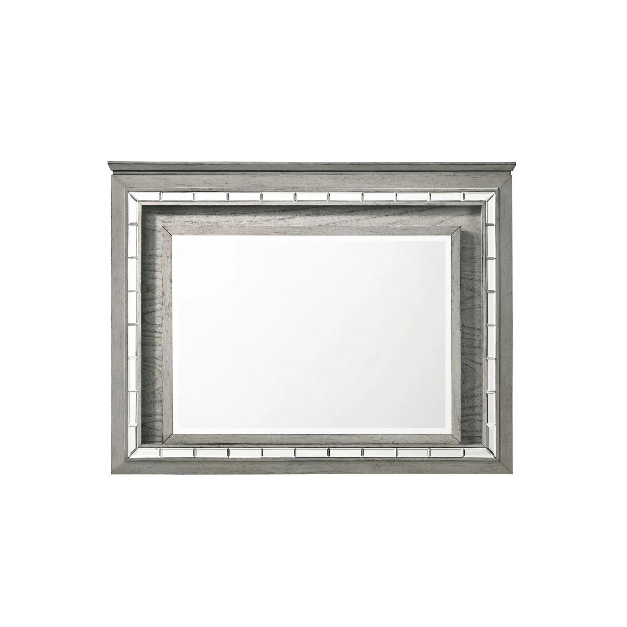 Antares - Mirror With LED - Light Gray by Unique Piece Furniture