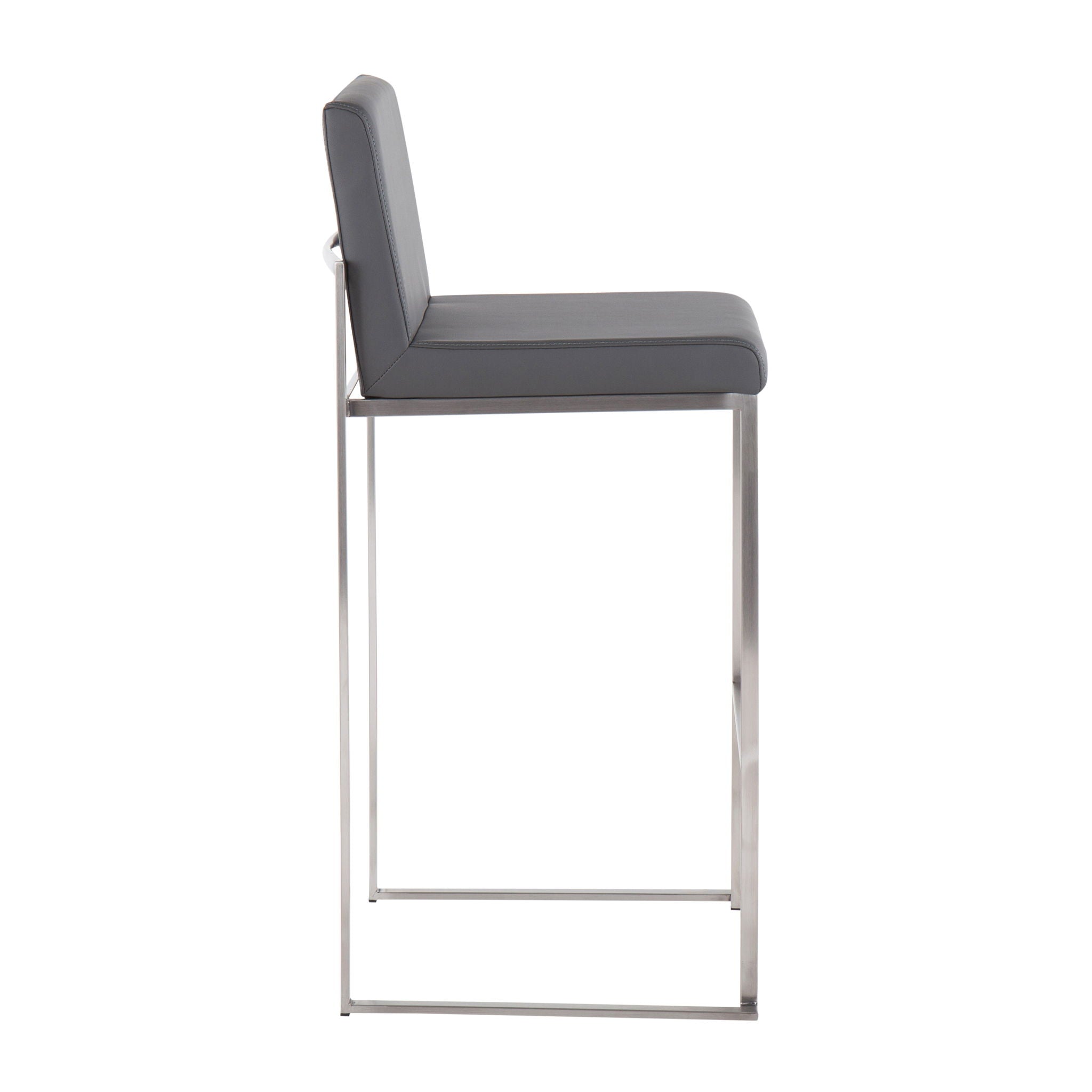 Fuji - Contemporary And Modern Elegance High Back Barstool by HouseOfZazla