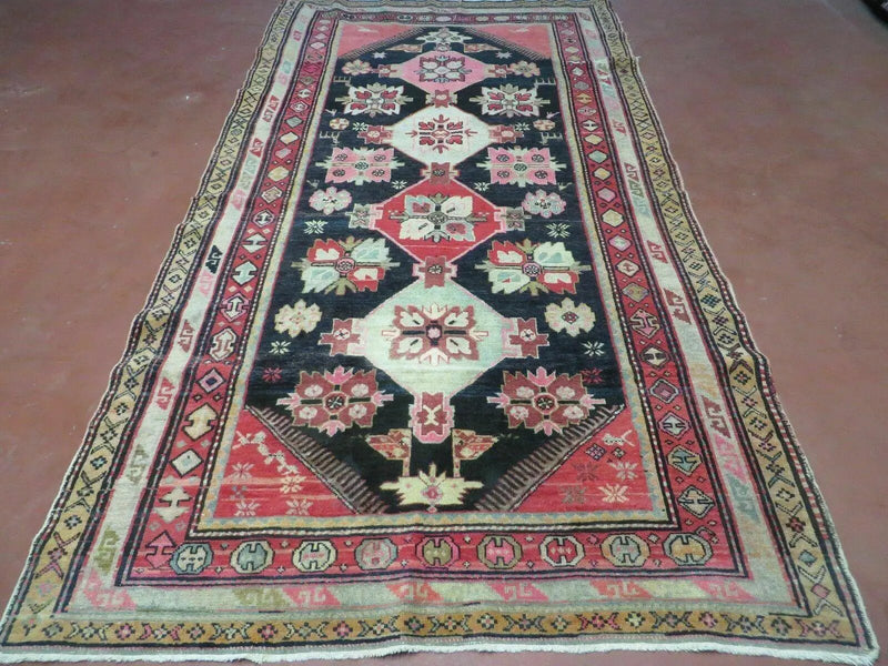 5' X 9' Antique Karabagh Caucasian Rug Handmade Wool Carpet Organic Dyes Nice by Jewel Rugs