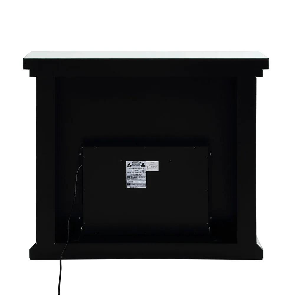 Noralie - 40" Fireplace - Mirrored & Faux Diamonds by Unique Piece Furniture