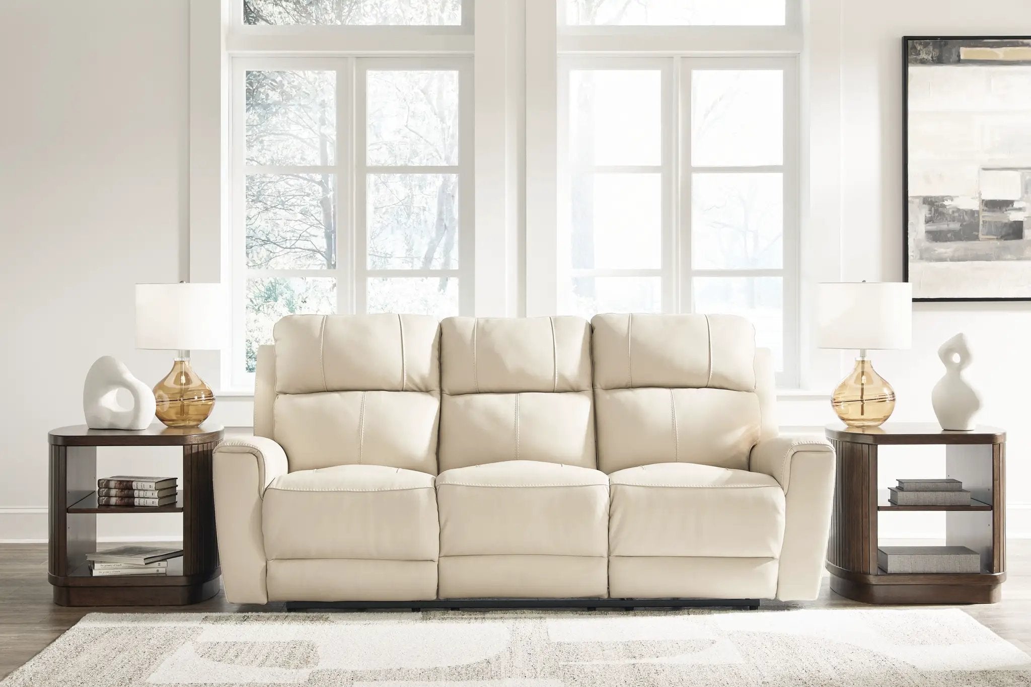 Dahlmoore - Power Reclining Sofa - Almond by Unique Piece Furniture