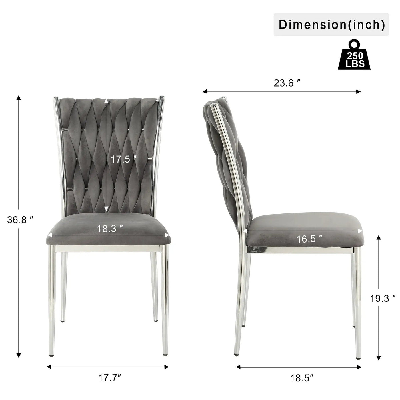 Modern Dining Chair Set For Dining Room by Unique Piece Furniture