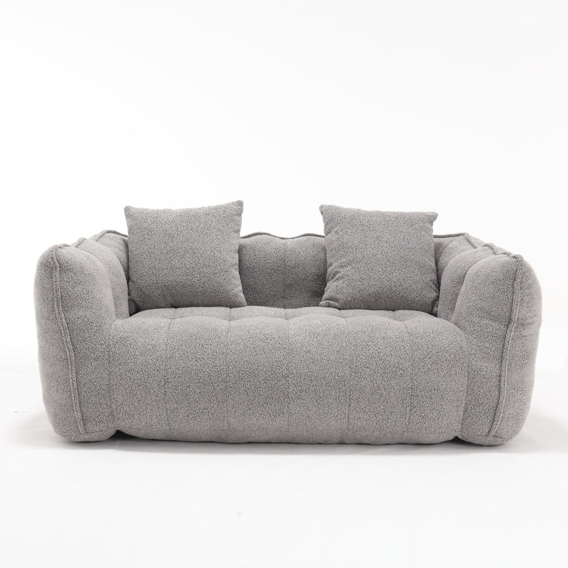 Cozy Beanbag Chair With High Resilience Foam Core For 2 by HouseOfZazla
