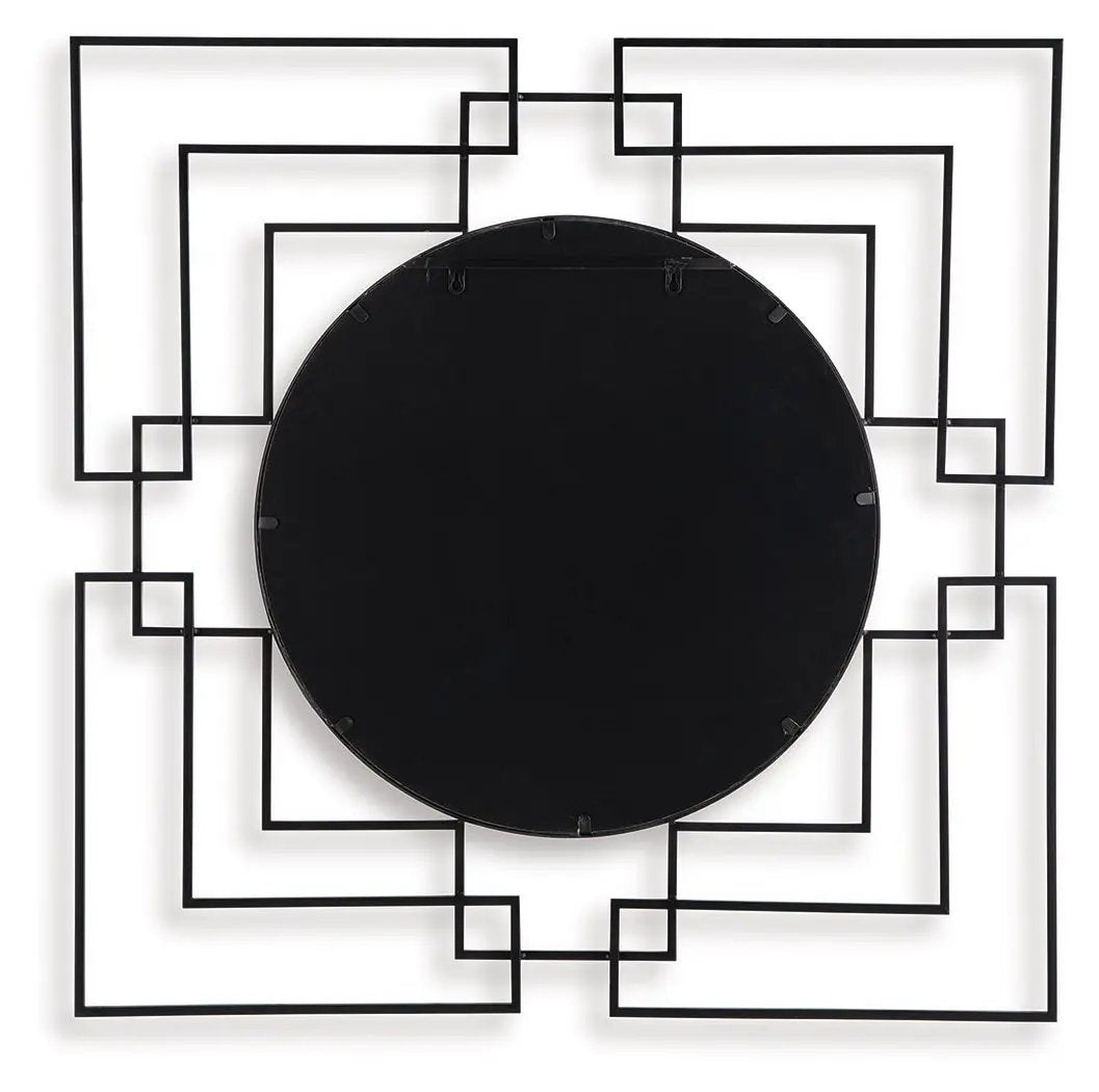 Oceanal - Accent Mirror - Black / Gold Finish by Unique Piece Furniture