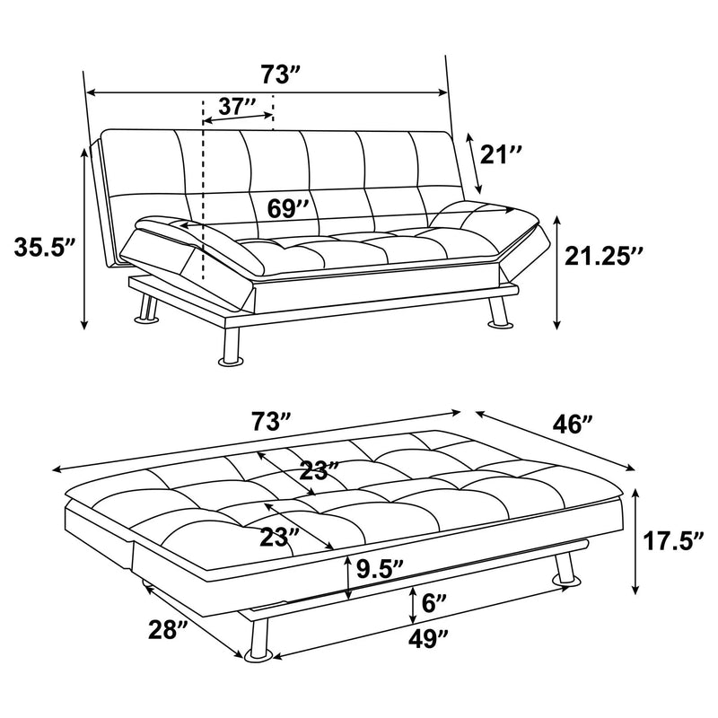 Larkin - Upholstered Sofa Bed by HouseOfZazla
