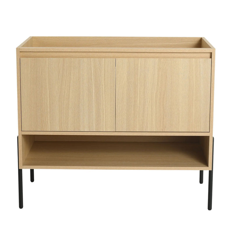 Freestanding Bathroom Vanity & Soft Close Cabinet Doors by Unique Piece Furniture