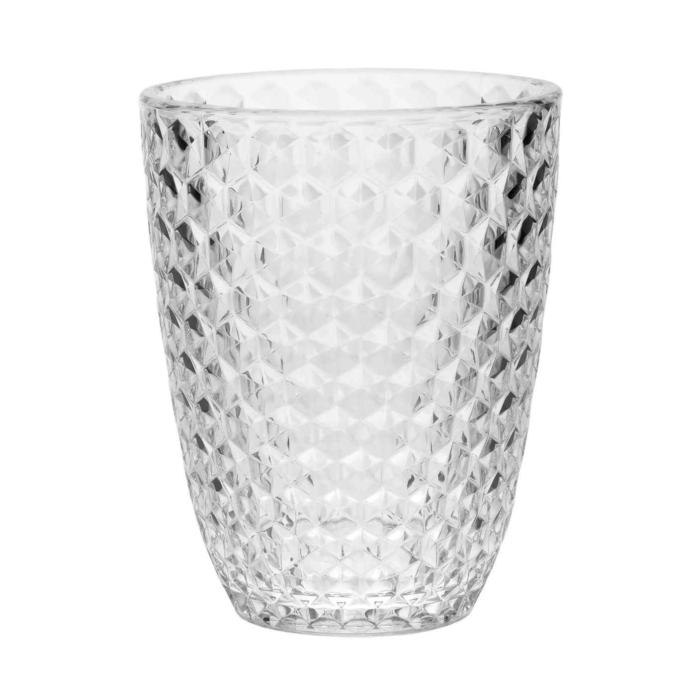 Leading Ware Diamond Cut Acrylic Glasses Drinking (Set of 4) by HouseOfZazla