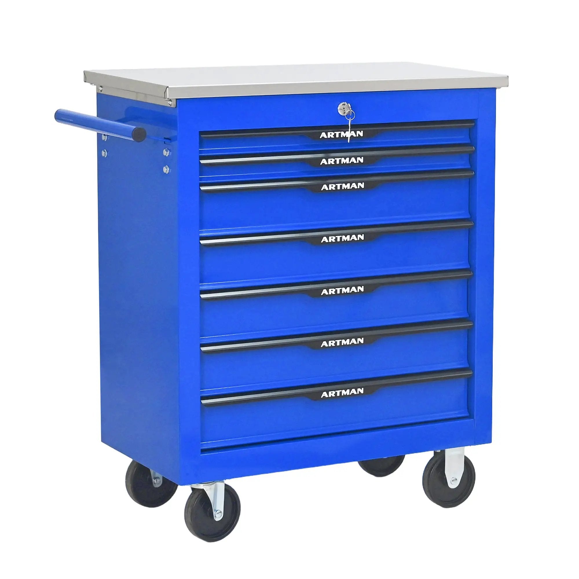 7 Drawers Multifunctional Tool Cart with Wheels by HouseOfZazla