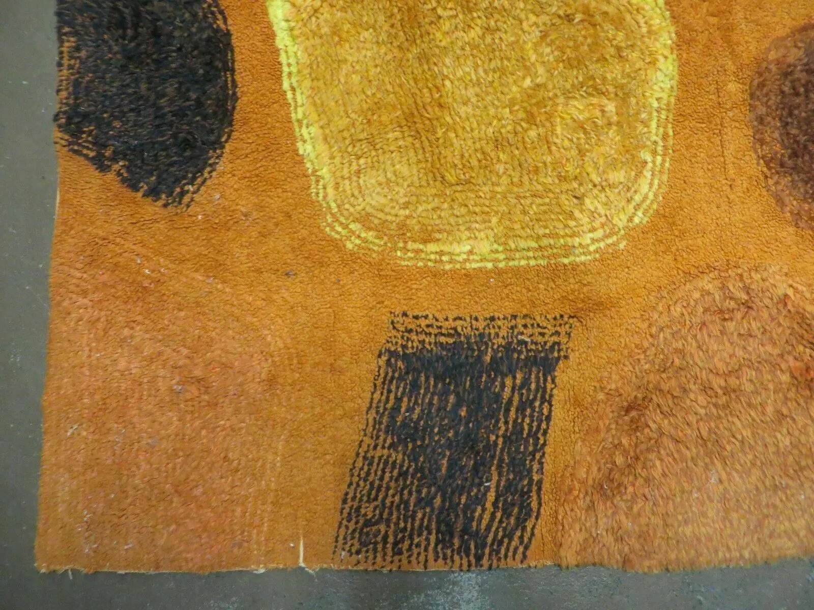 4' X 6' Modern Handmade Hooked Rug Wool Abstract Nice by Jewel Rugs