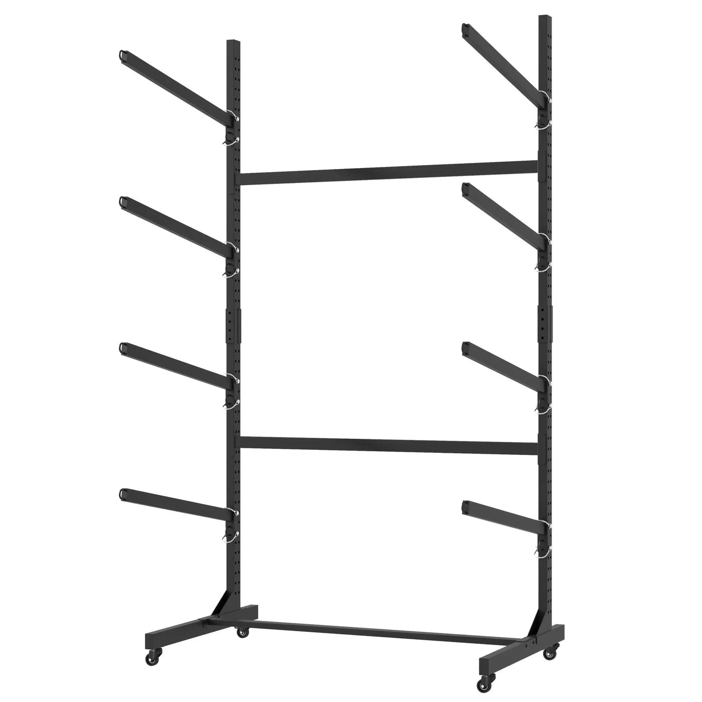 Freestanding Kayak Storage Rack With Lockable Wheels For Kayak, Canoe, Sup & Surfboard by HouseOfZazla