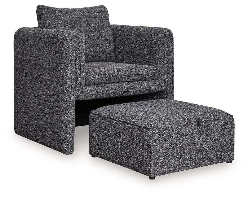 Vreni - Accent Chair - Charcoal / Black by Unique Piece Furniture