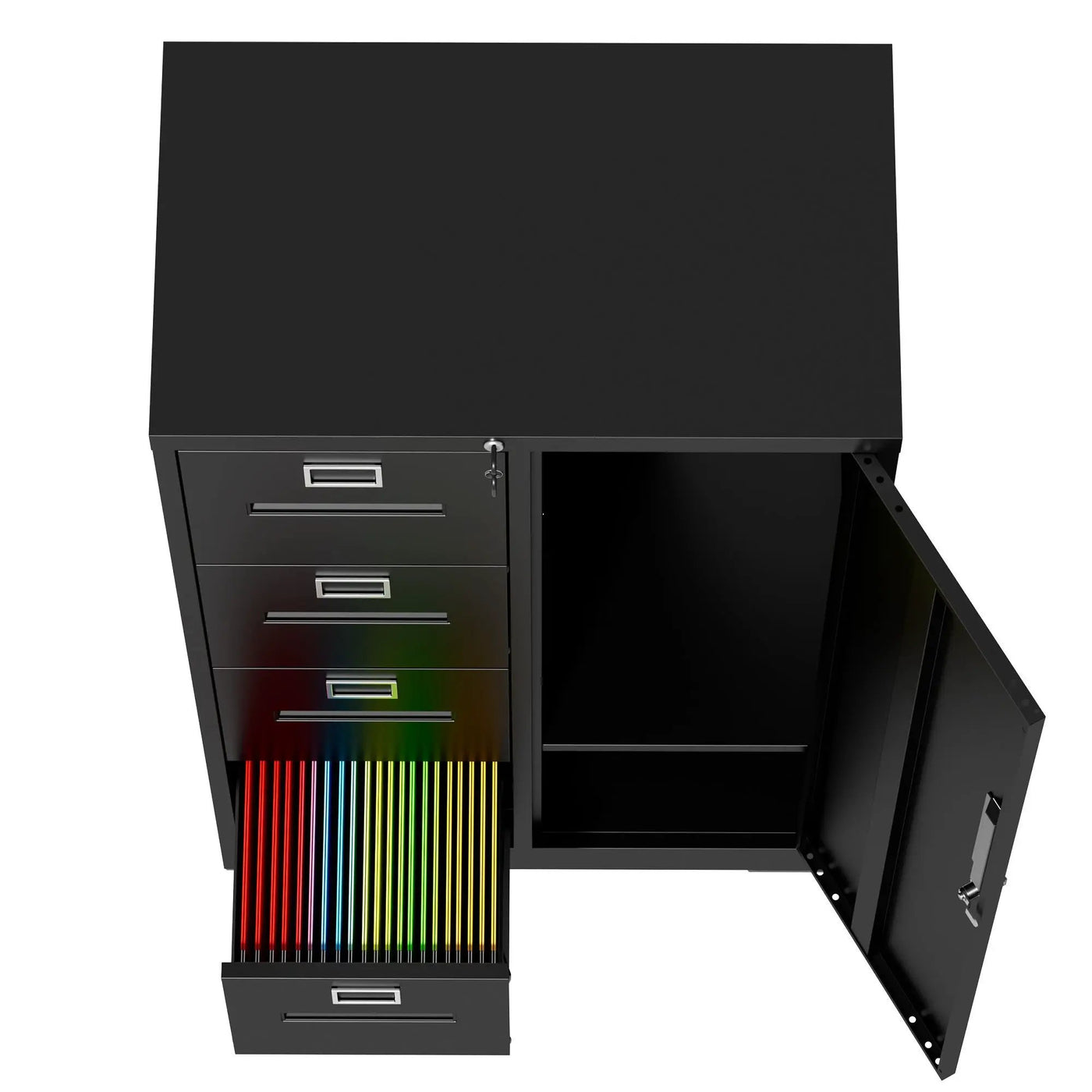 Storage Vertical Filing Cabinet With Lock by HouseOfZazla
