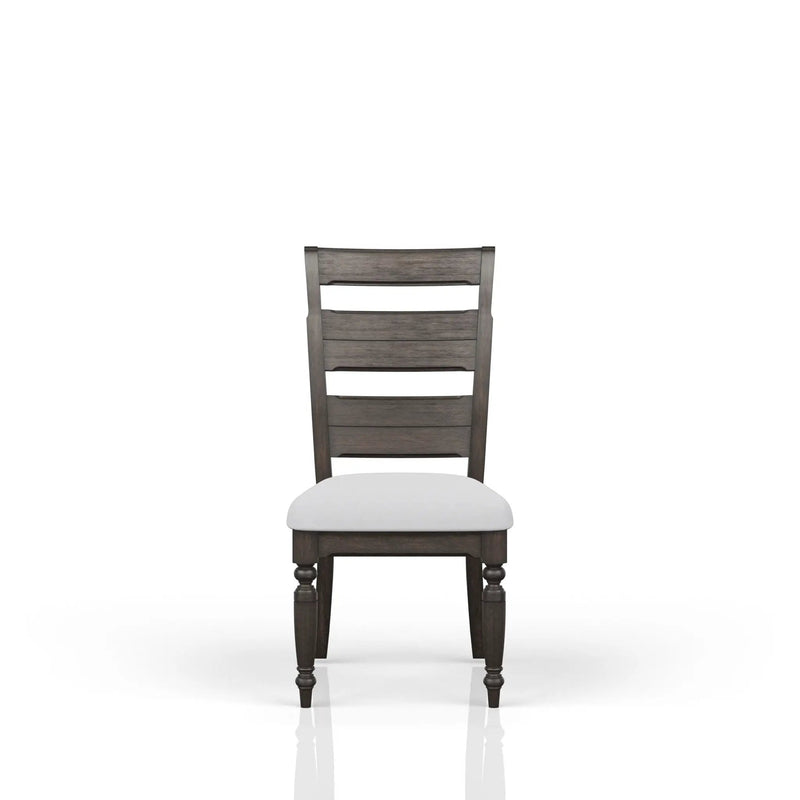 Upholstered Seat Ladderback Side Chair (Set of 2) - Coffee by Unique Piece Furniture