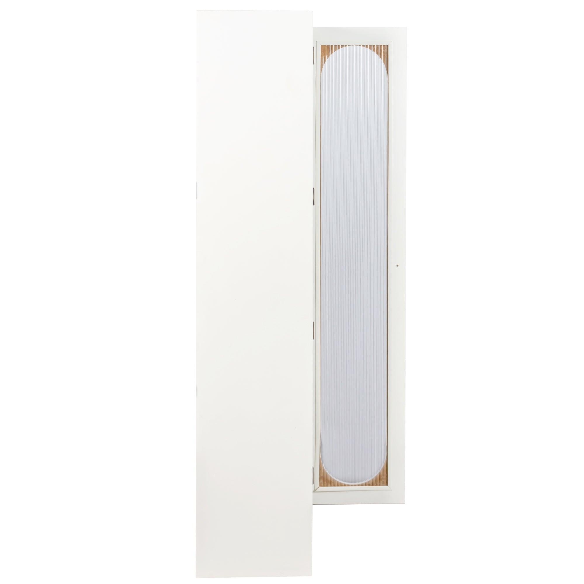 Tall Display Cabinet & Bookshelf with Glass Door by HouseOfZazla
