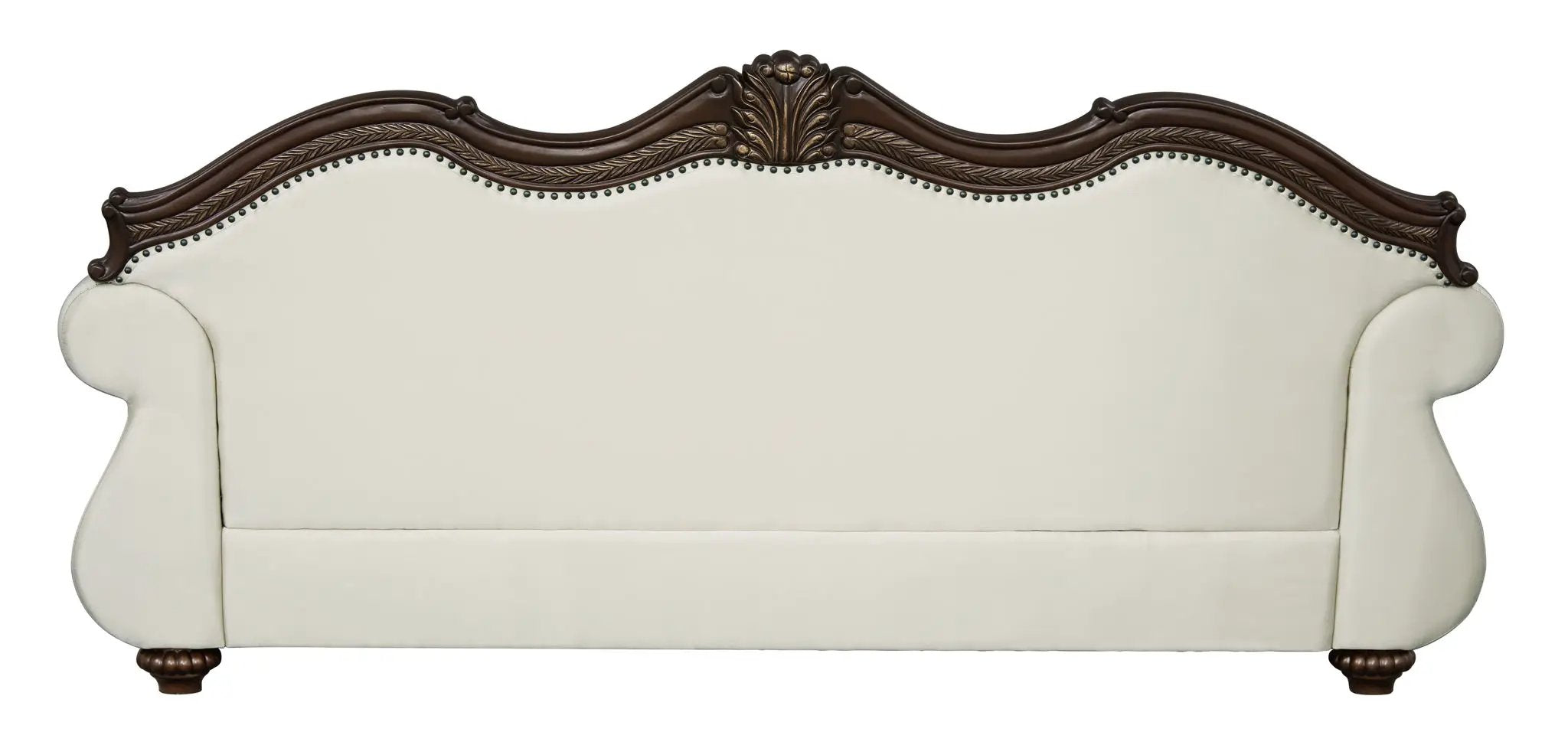 Pierce - Sofa With 5 Pillows - Beige / Cherry by Unique Piece Furniture