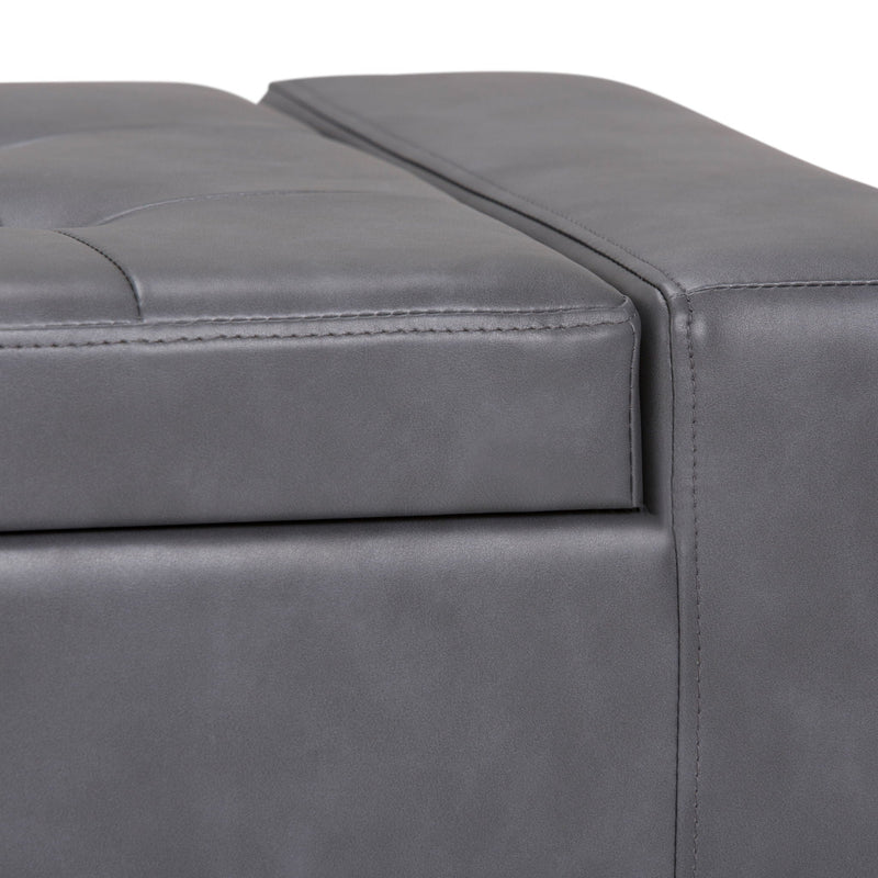 Laredo - Contemporary Large Storage Ottoman by HouseOfZazla