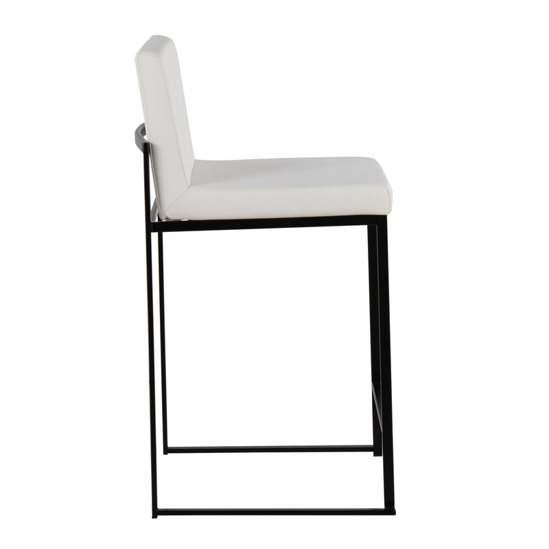 Fuji - Contemporary Modern Elegance, High Back Counter Stool by HouseOfZazla