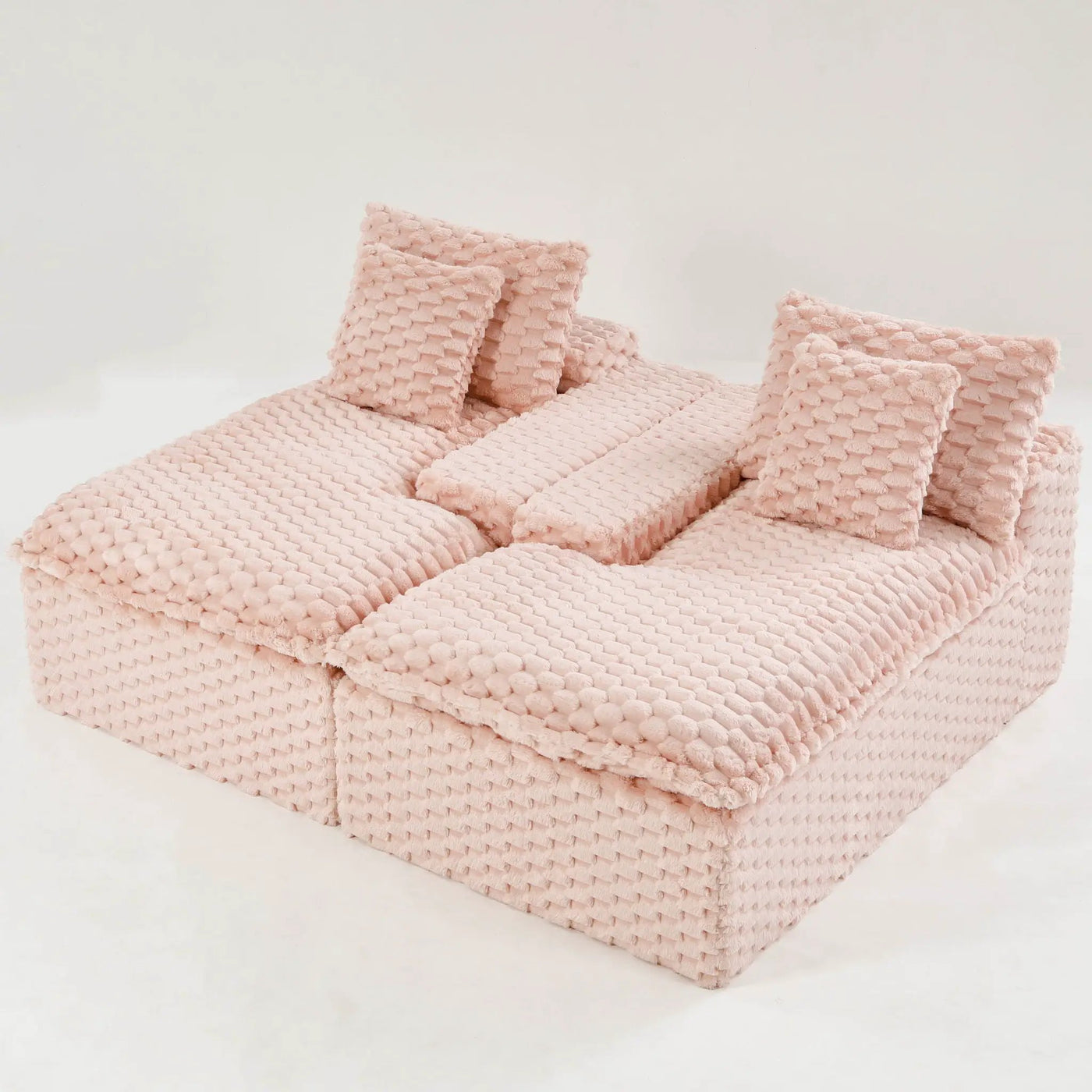 Double Chaise Lounge With Full Compressed Sponge by HouseOfZazla