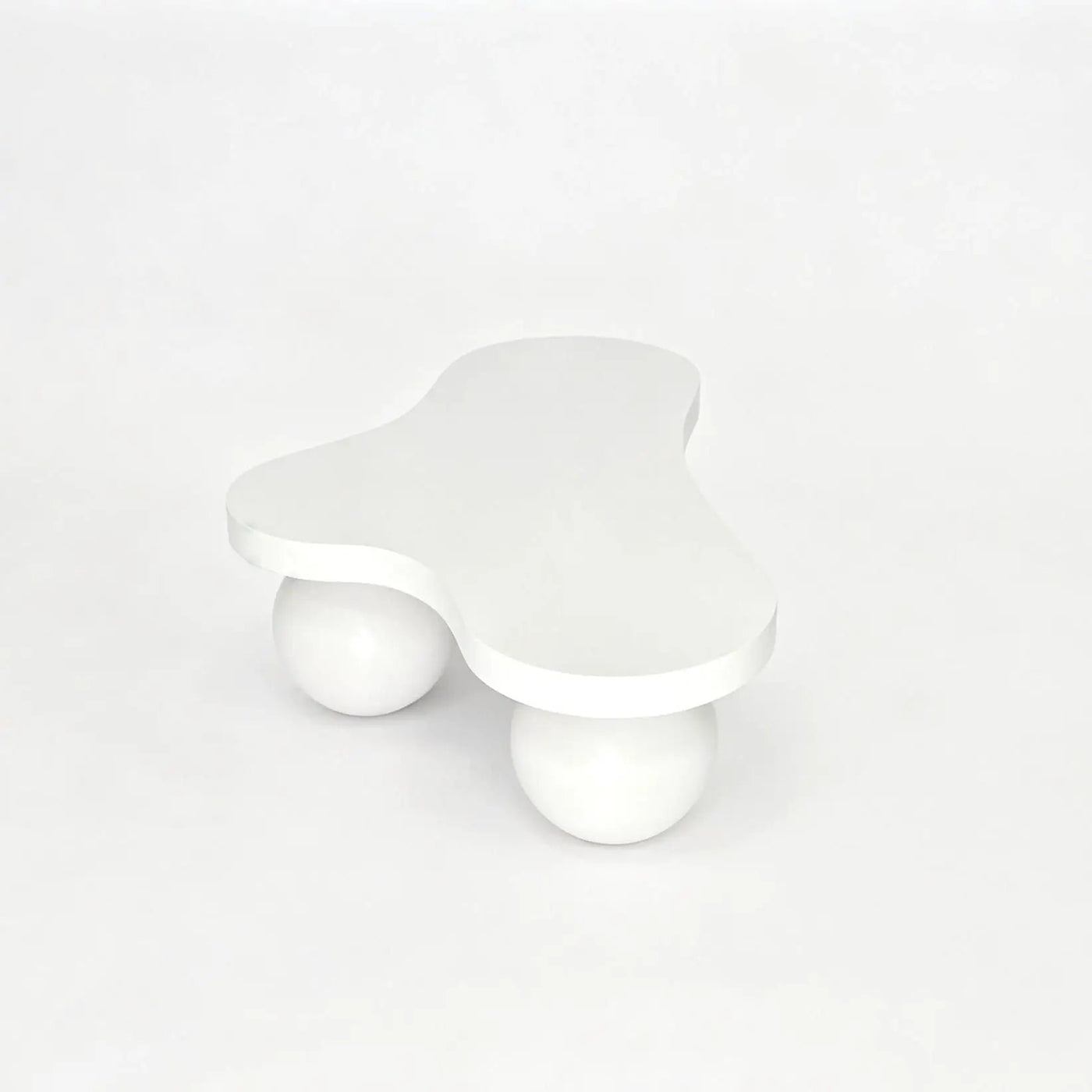 Cloud Shaped Coffee Table With 3 Ball Legs For Living Room by HouseOfZazla