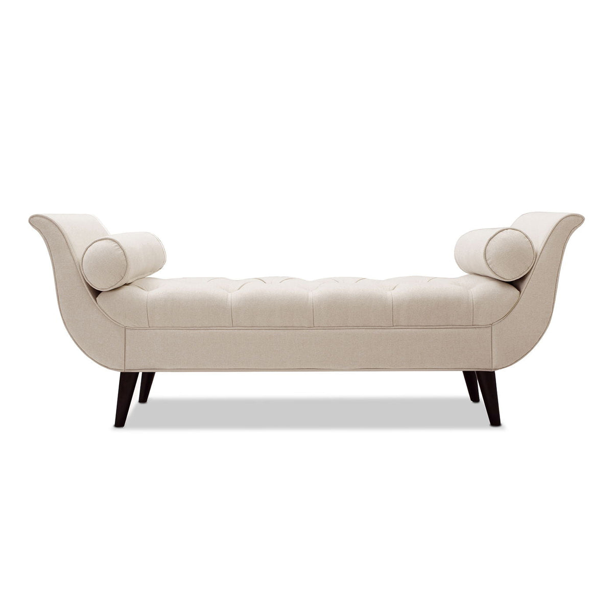 Tufted Flared Arm Entryway Bench with Flared Arms - Multiple Colors, photo 31 of 38