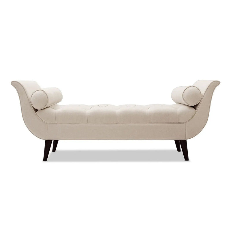 Alma - Tufted Flared Arm Entryway Bench by HouseOfZazla