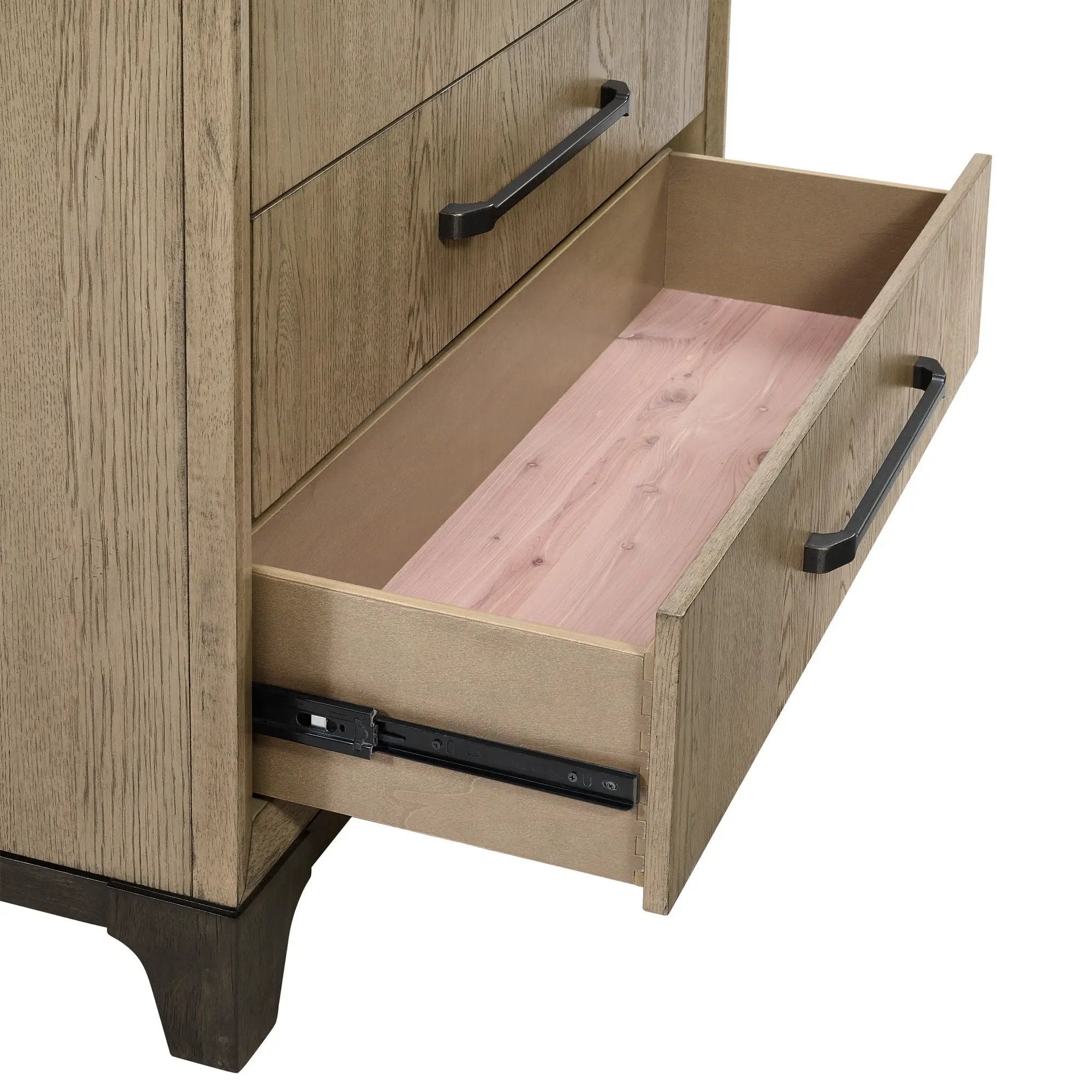 6 Drawer Chest With Smooth Glides - Brown by HouseOfZazla