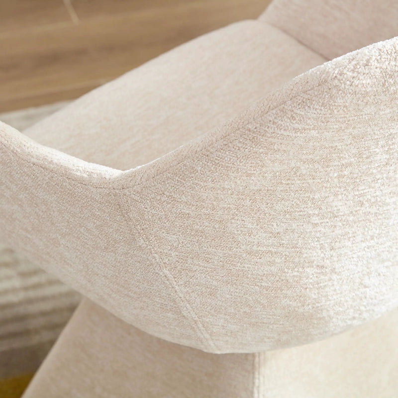 180° Rotating Accent Chair For Living Room - Beige by HouseOfZazla