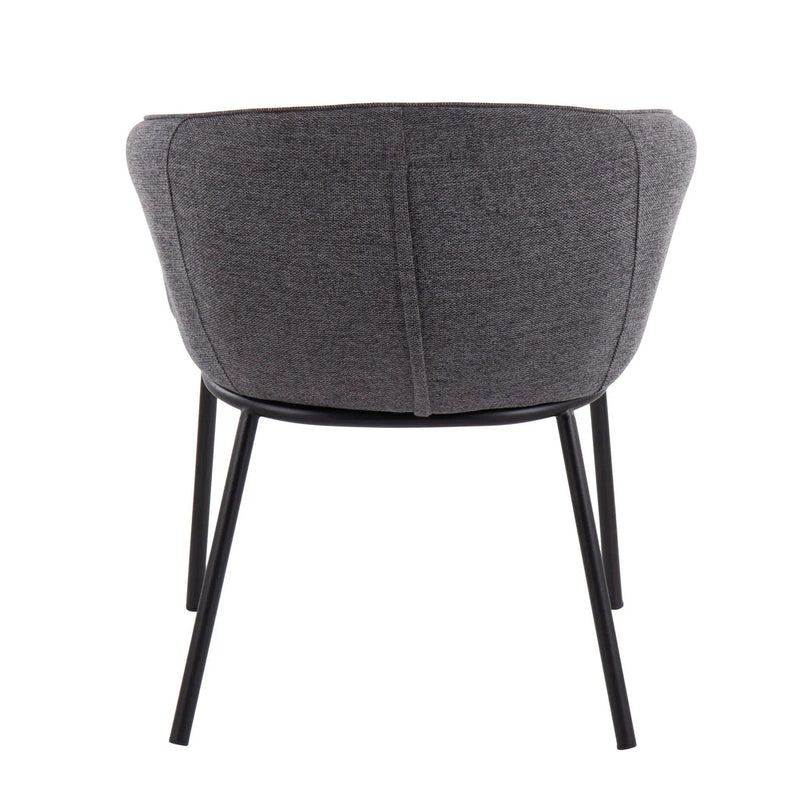 Ashland - Contemporary Chair - Black / Charcoal by Unique Piece Furniture