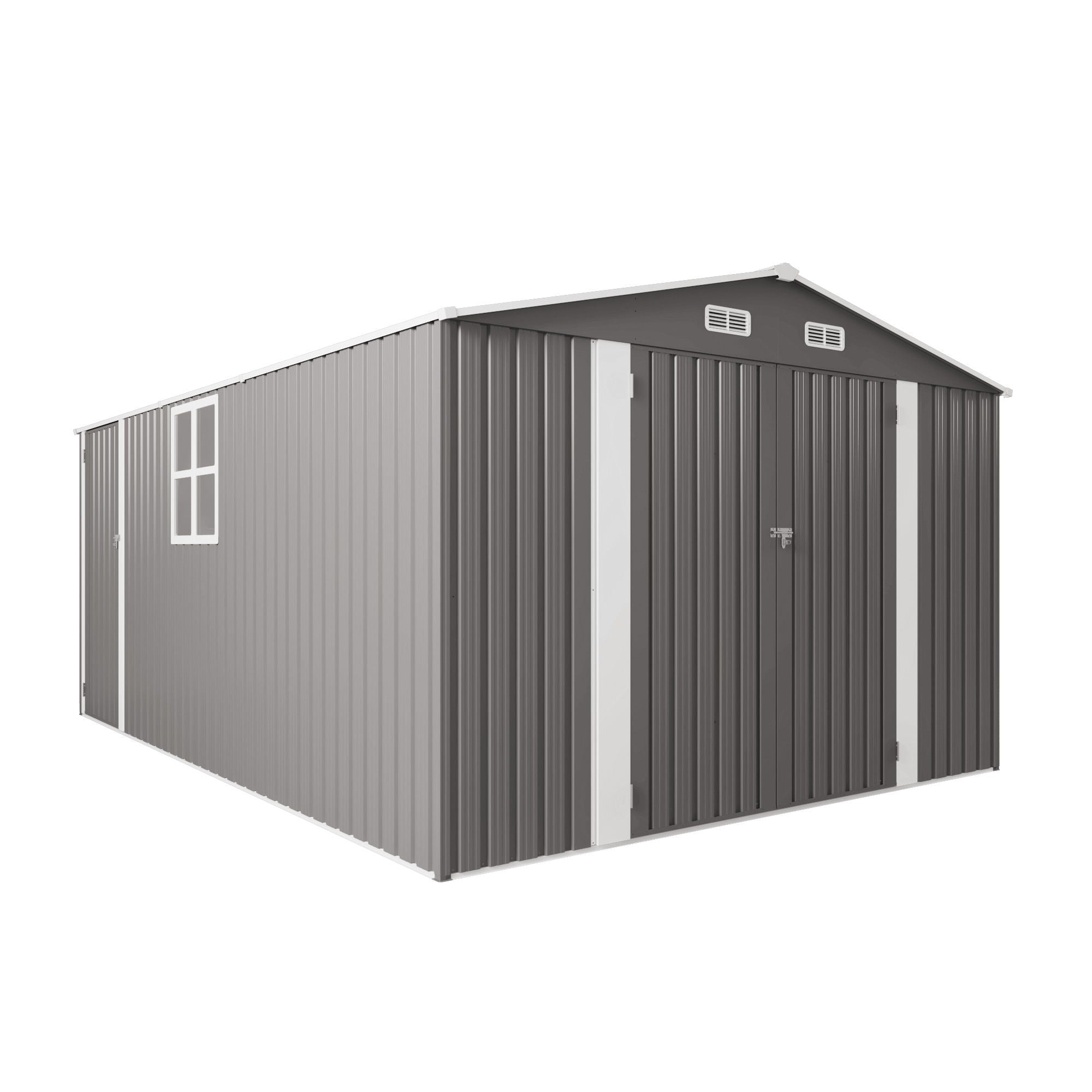 Outdoor Storage Shed With Lockable Doors by HouseOfZazla