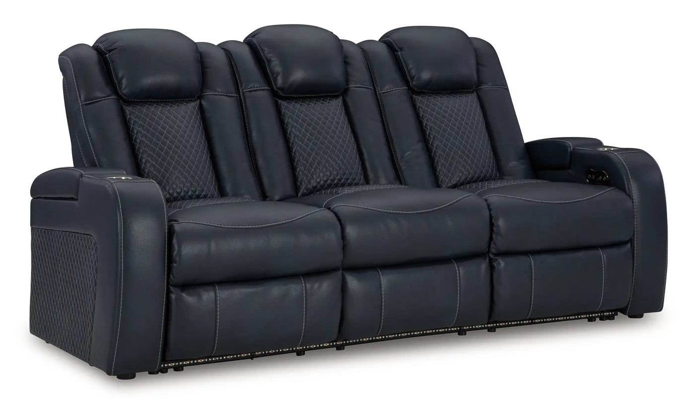 Fyne-dyme - Power Reclining Sofa With Adj Headrest by Unique Piece Furniture