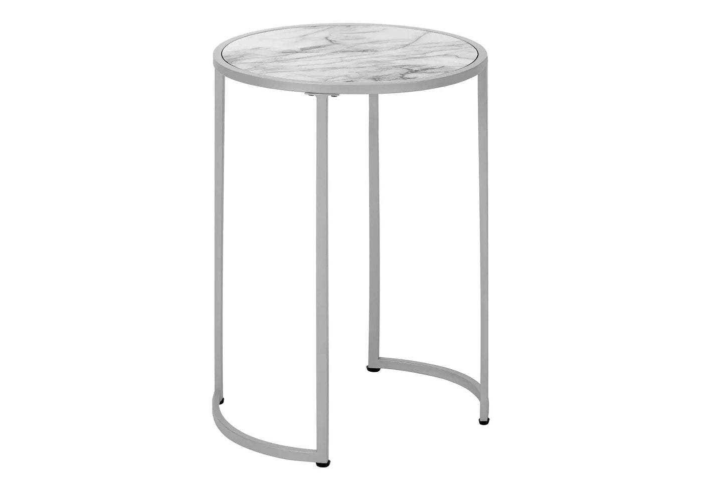Round Accent Side Table, Contemporary & Modern by HouseOfZazla