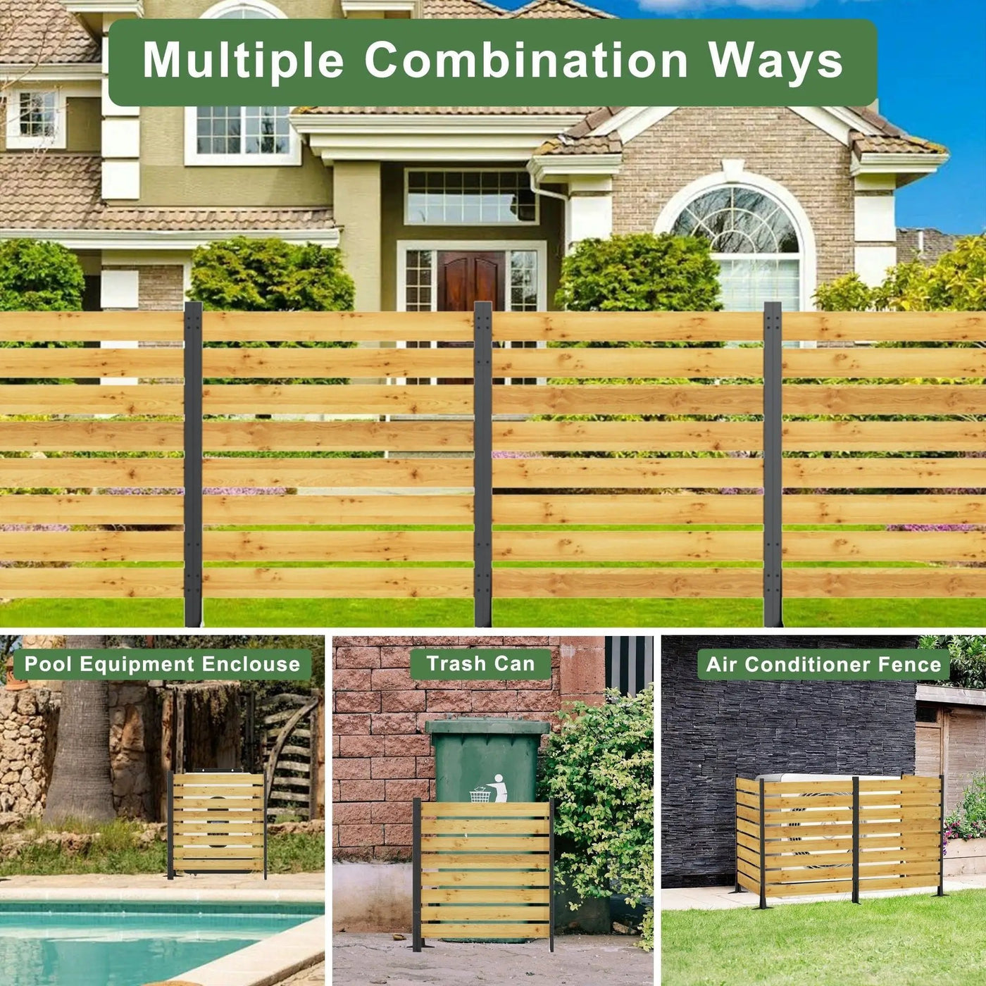 Outdoor Privacy Screen For Pool And Equipment Enclosures by HouseOfZazla