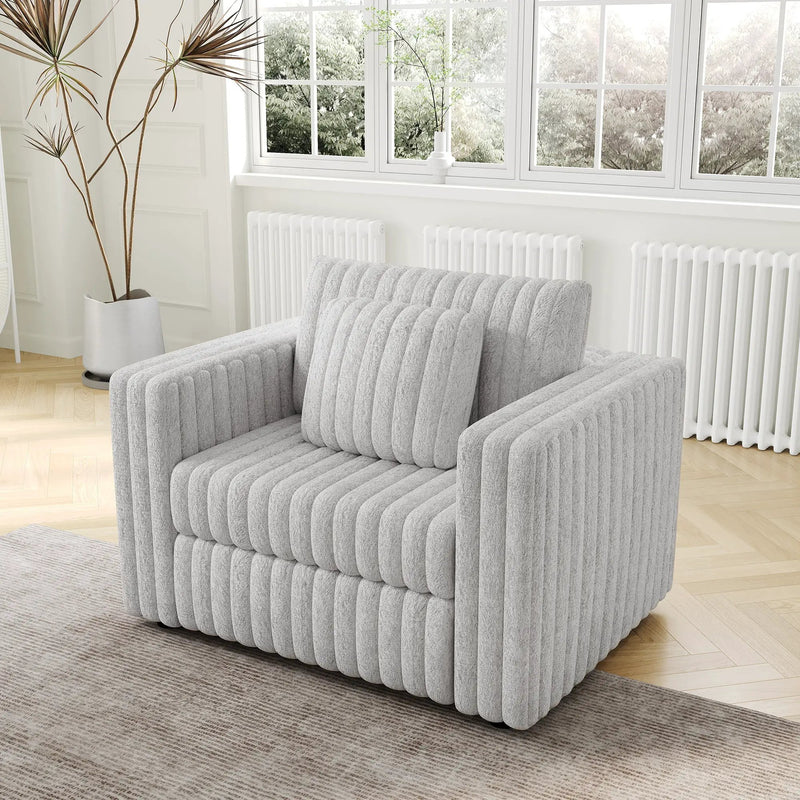 44.9" Modular Sofa Single - Light Gray by HouseOfZazla