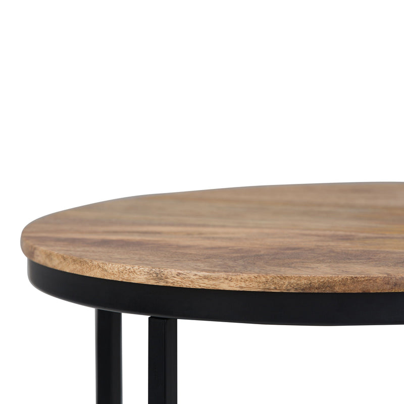 Jenna - Handcrafted Round Side Table by HouseOfZazla