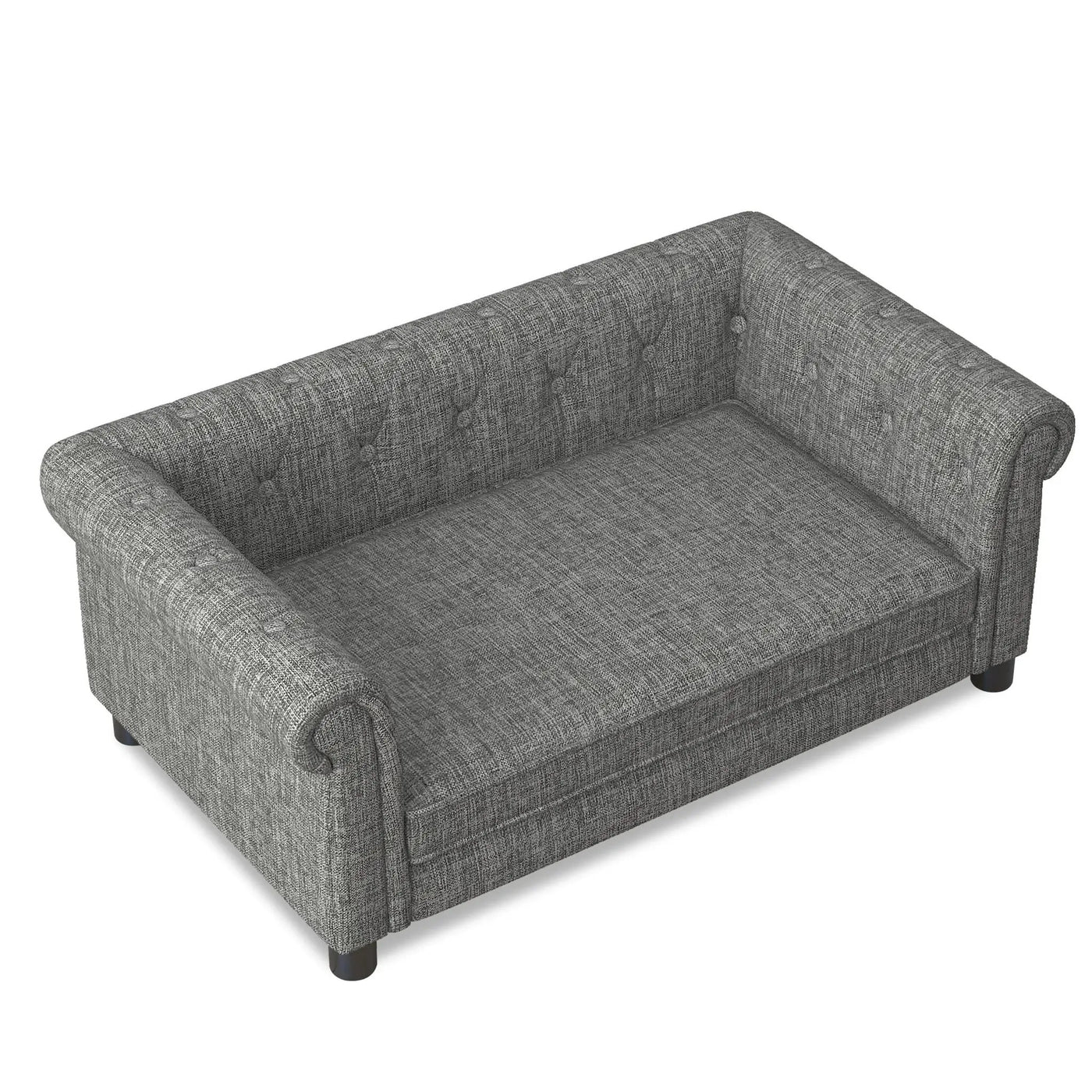 Modern Elegant Rectangle Pet Bed, Durable Elevated Dog Sofa by HouseOfZazla