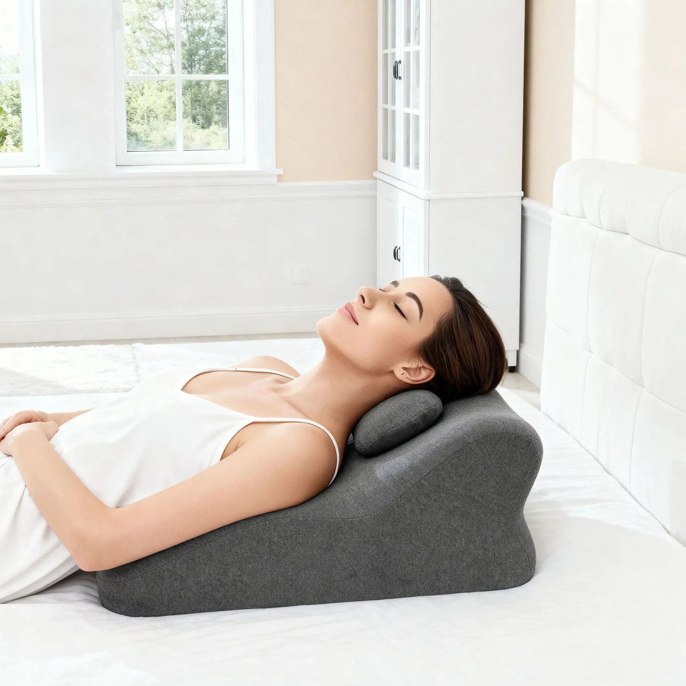 Ergonomic Spinal Posture Support Bed Pillow by HouseOfZazla