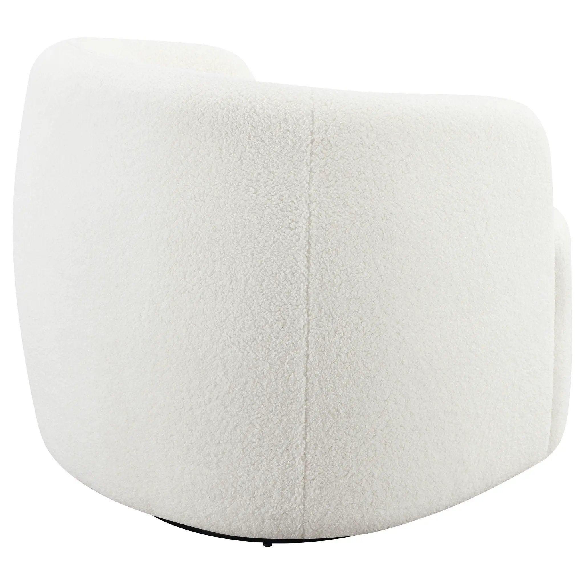 Denae - Upholstered Swivel Chair - Ivory by HouseOfZazla