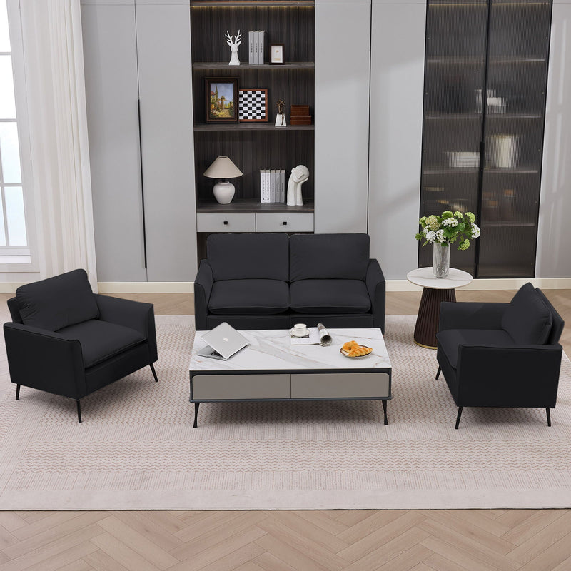 Upholstered Loveseat, For Living Room by HouseOfZazla