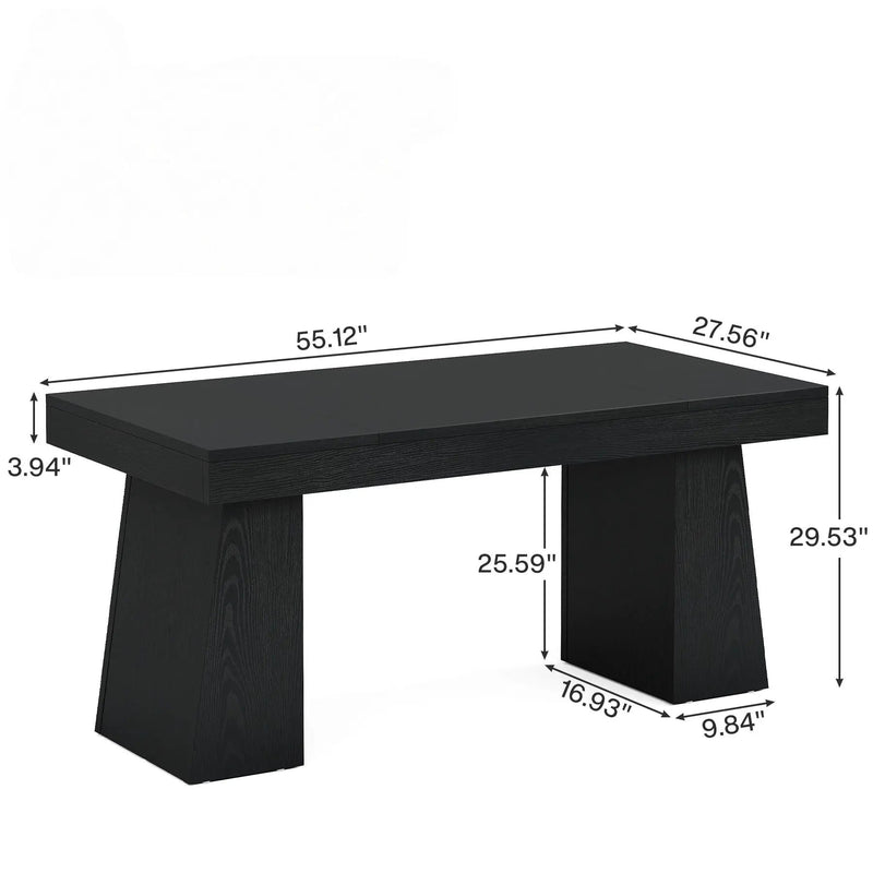 Executive Desk, Workstation With Double Trapezoid Base by HouseOfZazla