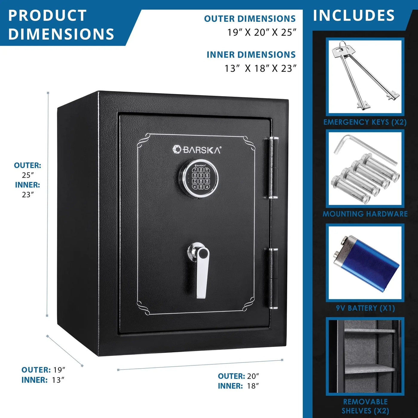 Fireproof Protection Safe Vault by HouseOfZazla
