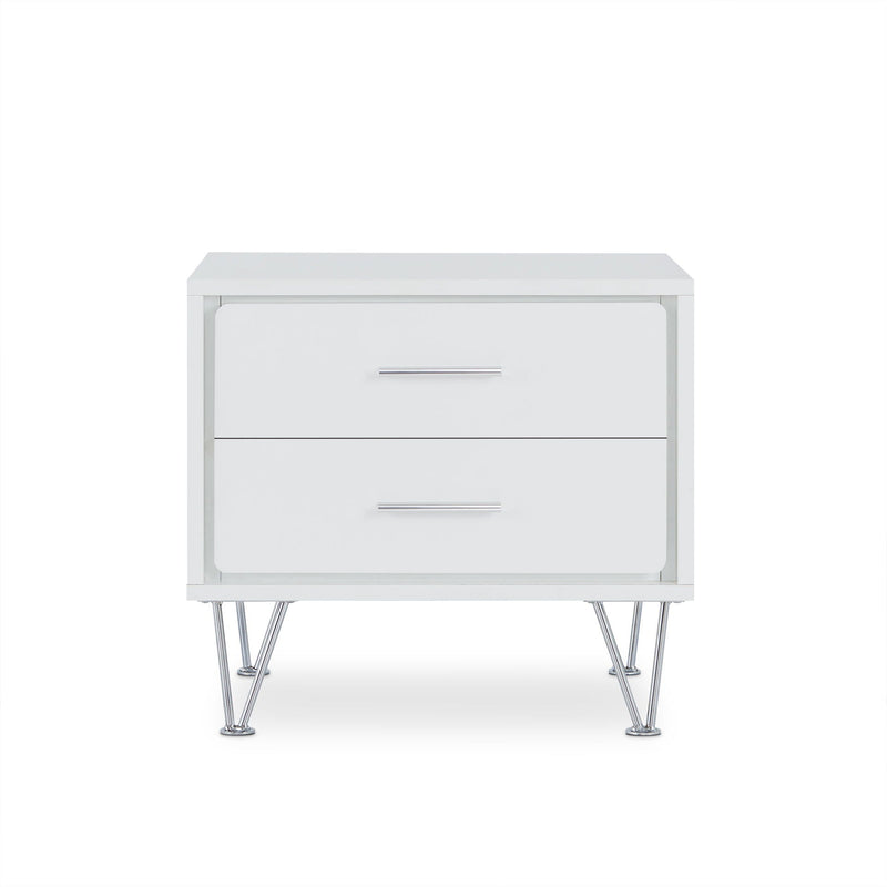 Deoss - Accent Table - White by HouseOfZazla