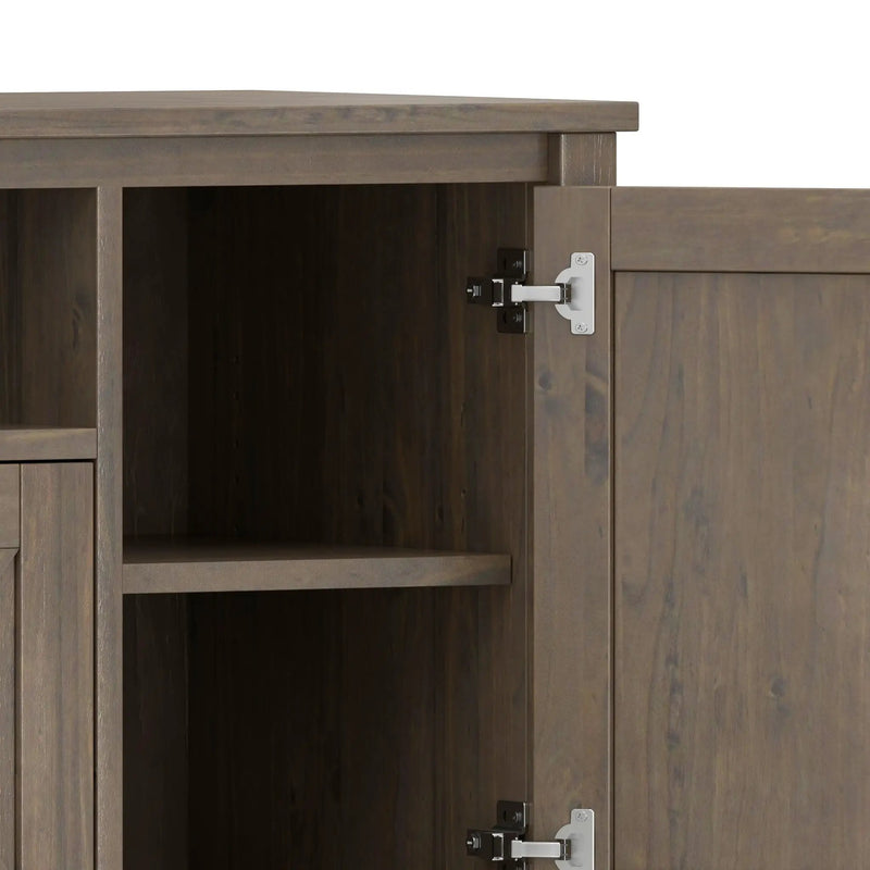 Ela - TV Media Stand - Smoky Brown by Unique Piece Furniture
