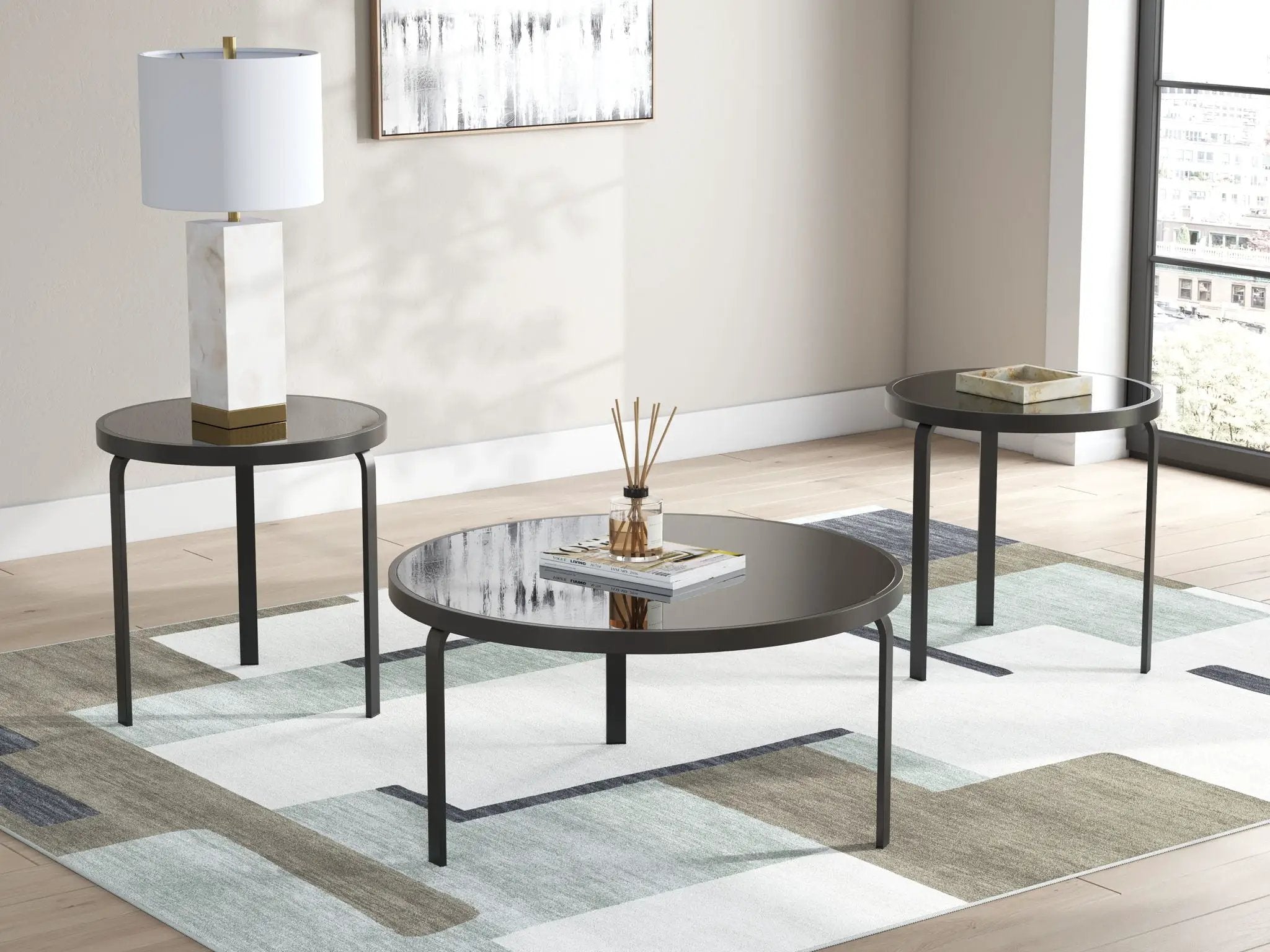 Dorylin - Occasional Table Set (Set of 3) - Black by Unique Piece Furniture
