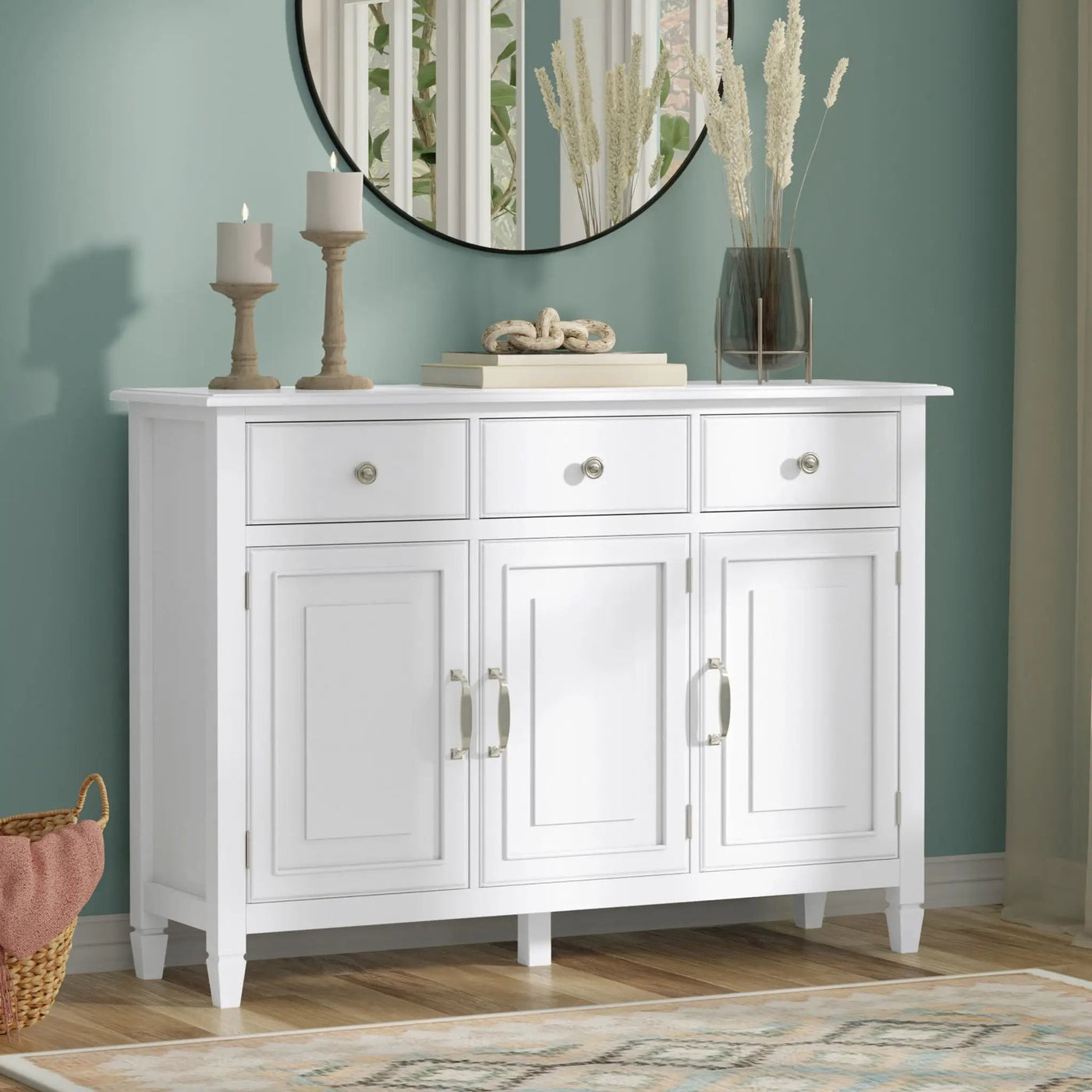 Connaught - Wide Entryway Storage Cabinet by HouseOfZazla