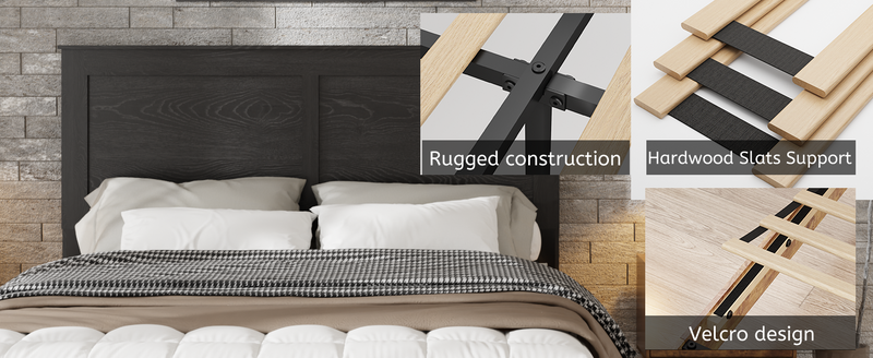 Full Size Wood Platform Bed Frame by HouseOfZazla
