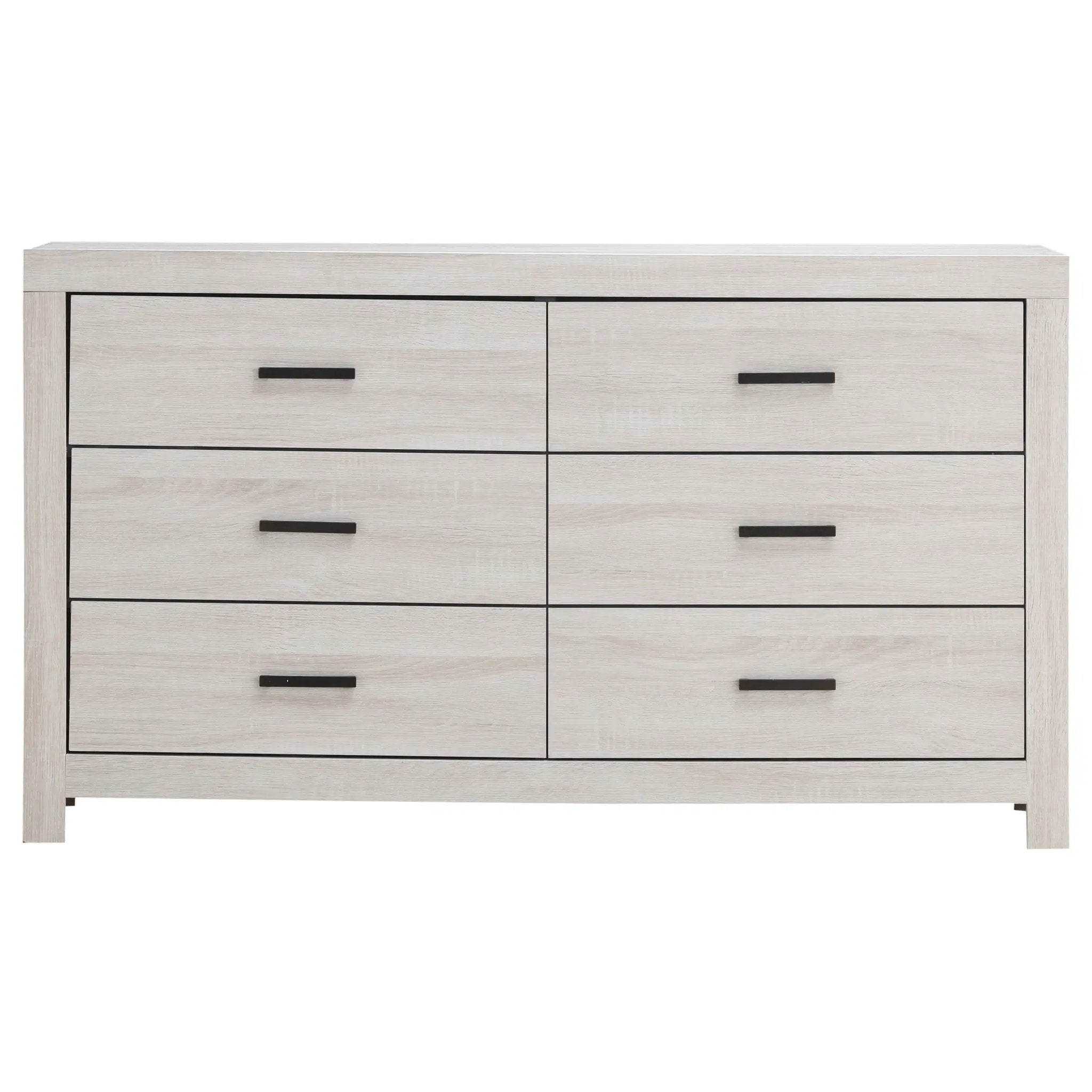 Brantford 6-drawer Dresser Coastal White by Unique Piece Furniture