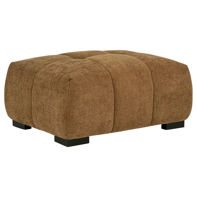Octavia Upholstered Rectangular Ottoman Amber by Unique Piece Furniture