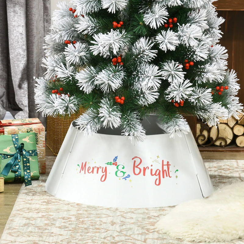 HOMCOM 26 Inch Christmas Tree Collar Ring, Stand Cover for Decor by HouseOfZazla