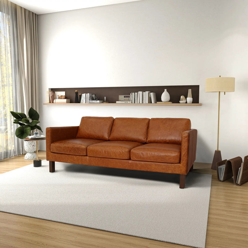 Memphis - Waxy Sofa - Cognac by Unique Piece Furniture