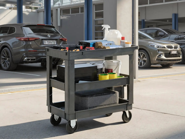 3-Layers Rolling Utility Cart with Wheels